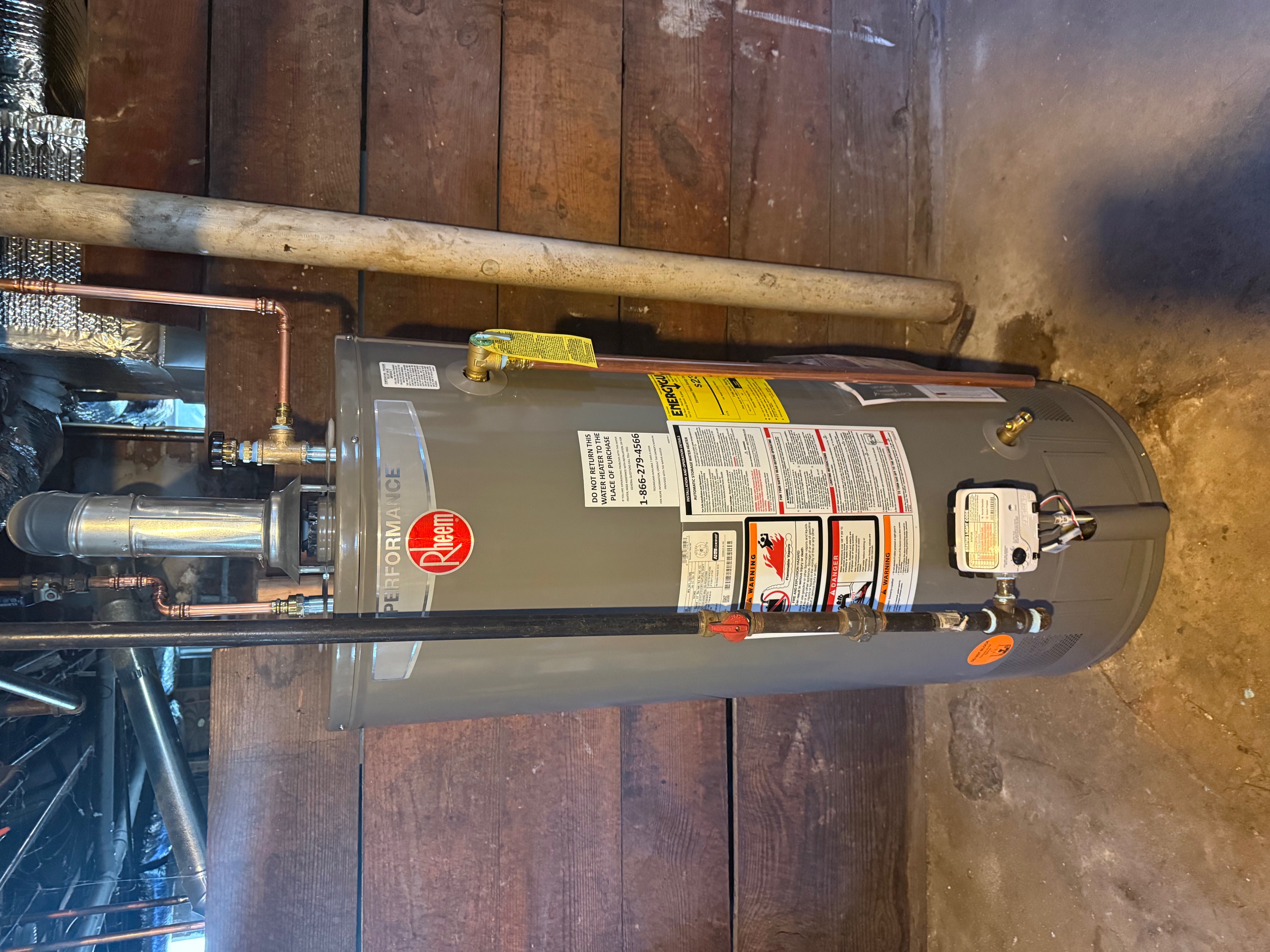 Same-day Rheem water heater installation in Waltham, MA