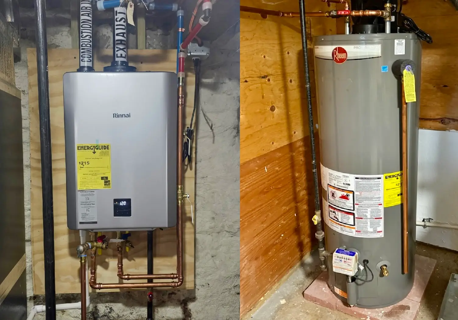 Hot water heater replacement in Arlington, MA